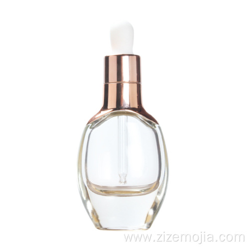 luxury 30ml skincare essential oil glass dropper bottle